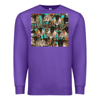 Purple Suffolk sheeps Premium Sweatshirt - BarkalooDesign
