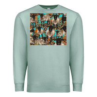 Seafoam Suffolk sheeps Premium Sweatshirt - BarkalooDesign