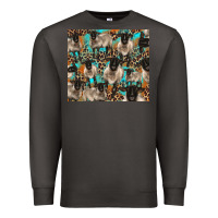 Smoke Suffolk sheeps Premium Sweatshirt - BarkalooDesign