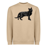 Mushroom Bombay Cat Heavyweight Sweatshirt - LillyAllenDesigns