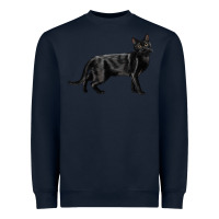 Navy Bombay Cat Heavyweight Sweatshirt - LillyAllenDesigns