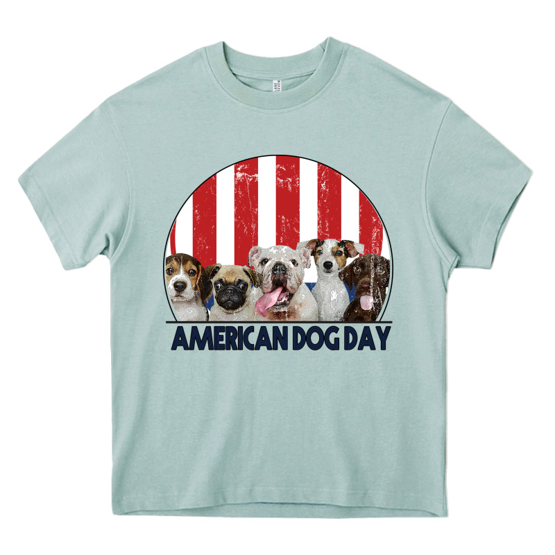 American Dog Day Heavy Core Tee by Bettercallsaul | Teevron