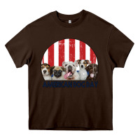 Chocolate Brown American Dog Day Heavy Core Tee - Bettercallsaul