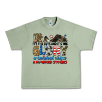 Oil Green it's the guts and it's the glory a hundred stories Urban Heavy Tee - RanaPortraitStore