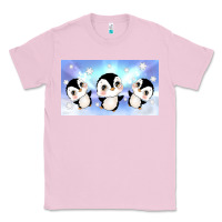 Bubblegum Pink cute penguin Classic Tee - TumblerDesignByShophia