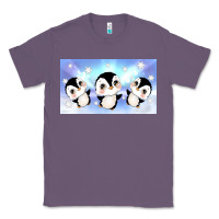 Lavender cute penguin Classic Tee - TumblerDesignByShophia
