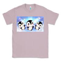 Lilac cute penguin Classic Tee - TumblerDesignByShophia
