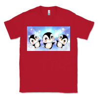Red cute penguin Classic Tee - TumblerDesignByShophia