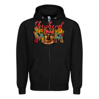 Black german shepherd mom Zipper Hoodie - Artiststas