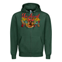 Sports Green german shepherd mom Zipper Hoodie - Artiststas