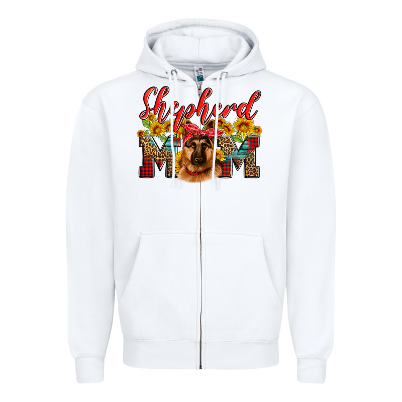 German Shepherd Mom Zipper Hoodie by Artiststas | Teevron