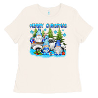 Merry Christmas Gnomies Ladies Tee | Teevron