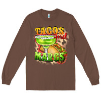 Chestnut Tacos and margs Long Sleeve Tee - FaDigitalArtStudio