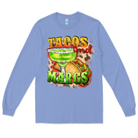 Colony Blue Tacos and margs Long Sleeve Tee - FaDigitalArtStudio