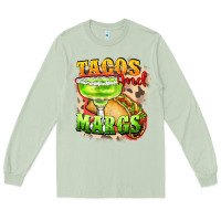Matcha Tacos and margs Long Sleeve Tee - FaDigitalArtStudio