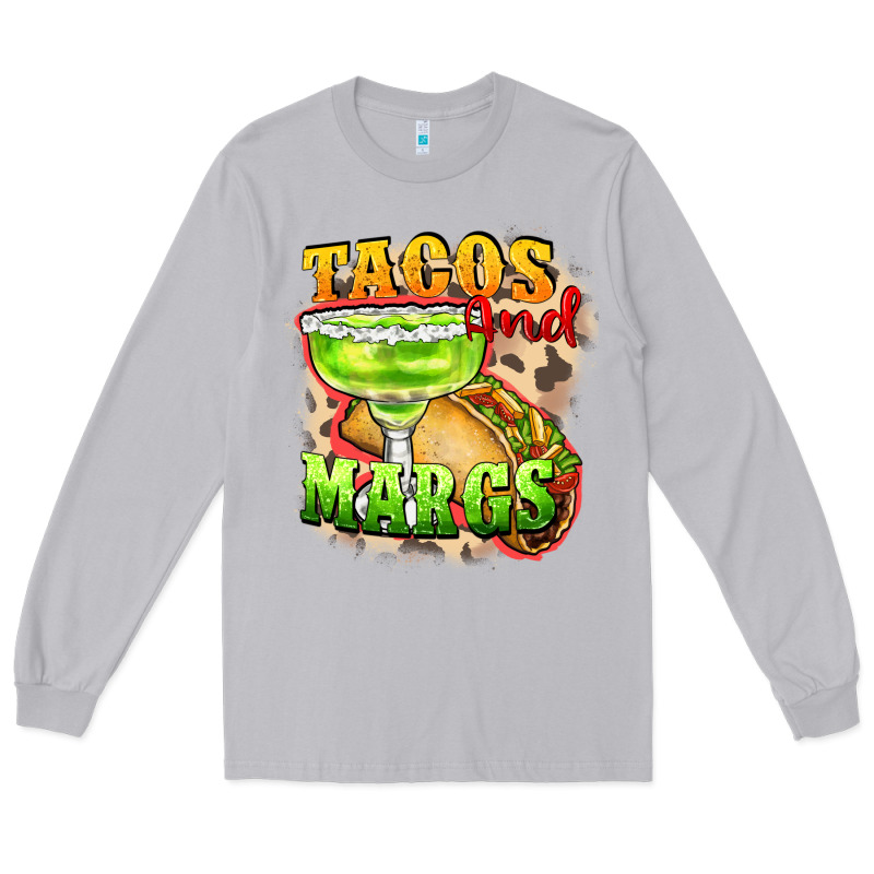 Tacos And Margs Long Sleeve Tee by FaDigitalArtStudio | Teevron