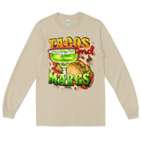 Mushroom Tacos and margs Long Sleeve Tee - FaDigitalArtStudio