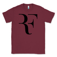 Burgundy federer rf Classic Tee - longCreatives