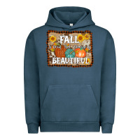 Pigment Midnight Navy fall is proof that change is beautiful Urban Hoodie - AdoDesignShop