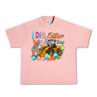 Salmon I dig Easter Day Urban Heavy Tee - HowdyJamesFarm