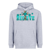 Heather Grey western turquoise's gemstones cross believe Heavyweight Hoodie - BarkalooDesign
