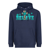 Navy western turquoise's gemstones cross believe Heavyweight Hoodie - BarkalooDesign