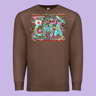 Certified Nursing Assistant Cna Premium Sweatshirt Designed By Barkaloodesign