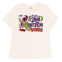 Bone Bad witch vibes Ladies Tee - NancyCooperArtShop