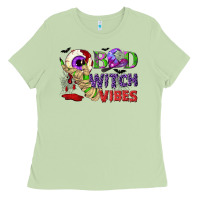 Matcha Bad witch vibes Ladies Tee - NancyCooperArtShop