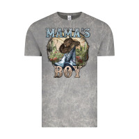 Cloud Rock Mama's Boy western Cowboy boots cactus Vintage Tee - HowdyJamesFarm