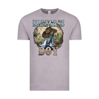 Vintage Zinc Mama's Boy western Cowboy boots cactus Vintage Tee - HowdyJamesFarm