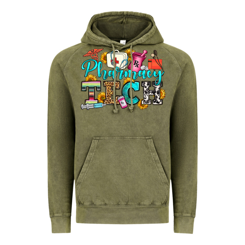 Pharmacy Tech Vintage Hoodie by OliviaCreatesArt | Teevron