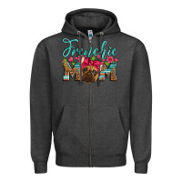 Charcoal Heather french bulldog mom Zipper Hoodie - Artiststas