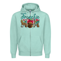 Seafoam french bulldog mom Zipper Hoodie - Artiststas