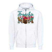White french bulldog mom Zipper Hoodie - Artiststas