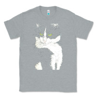 Heather Grey tuxedo cat t  shirt tuxedo cat t  shirt Classic Tee - longCreatives