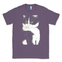 Lavender tuxedo cat t  shirt tuxedo cat t  shirt Classic Tee - longCreatives