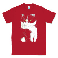 Red tuxedo cat t  shirt tuxedo cat t  shirt Classic Tee - longCreatives