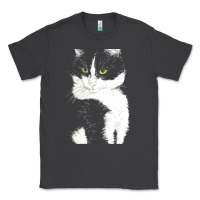 Smoke tuxedo cat t  shirt tuxedo cat t  shirt Classic Tee - longCreatives