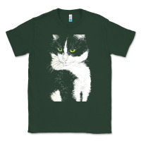 Sports Green tuxedo cat t  shirt tuxedo cat t  shirt Classic Tee - longCreatives