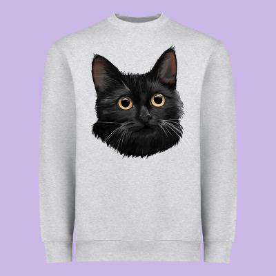 Bombay Cat Face Heavyweight Sweatshirt Designed By Lillyallendesigns