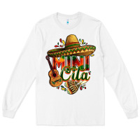 White Mini cita Long Sleeve Tee - FaDigitalArtStudio