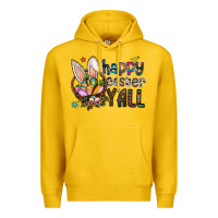 Lemon Happy Easter Y'all Premium Hoodie - CowhideDigitalArt