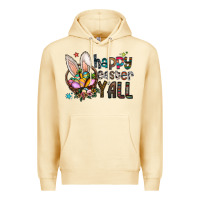 Pina Colada Happy Easter Y'all Premium Hoodie - CowhideDigitalArt