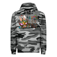 Slate Camo Happy Easter Y'all Premium Hoodie - CowhideDigitalArt