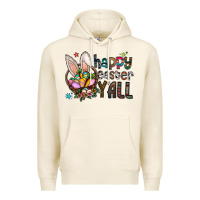 Tofu Happy Easter Y'all Premium Hoodie - CowhideDigitalArt