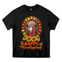 Black happy thanksgiving gemstone Heavy Core Tee - RanaPortraitStore