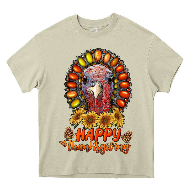 Happy Thanksgiving Gemstone Heavy Core Tee by RanaPortraitStore | Teevron