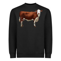Black hereford cow Heavyweight Sweatshirt - LillyAllenDesigns
