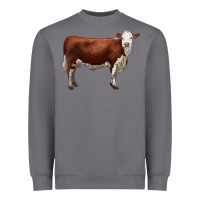 Storm hereford cow Heavyweight Sweatshirt - LillyAllenDesigns